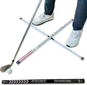 EyeLine Golf Training Aid Practice T - Swing - Helps Align White
