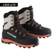 mont-bell Protection Logger Boots Full Spikes Gray US7 Mountaineering Boots New