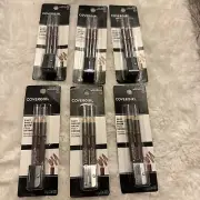 Lot of 6 CoverGirl Easy Breezy Brow Fill + Define Pencils ~ #510 - Soft Brown