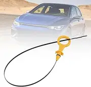 Engine Oil Level Indicator Dipstick 06J115611F Oil Level Gauge Tool with Yellow Handle, for, C7 B8 Q5 Professional Car Engine Oil Dipstick Holder