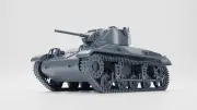 M22 Locust Light Tank - US Army - 28mm Scale - Tank - Miniature - wargame3d