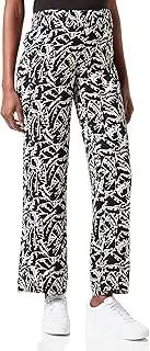 [SUPERMOM] Women's Pants Under The Belly Allover Print Leaf Trousers