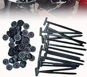 Nylon Universal Cable Tie Buckle, Zip Ties Heavy Duty, Heavy Duty Self-Locking Nylon Zip Ties Holder, Multipurpose Plastic Universal Cable Tie Clip for Car Daily Repair (50pcs)