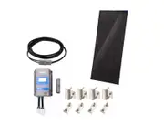 Kings 200W Fixed Solar Panel + 6m Extension Lead + Solar Panel Mounting Brackets + Plus 20A MPPT Solar Regulator