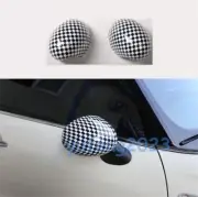 For Mini Cooper F55 F56 F57 Black White ABS Exterior Rearview Mirror Cover Trim (for: Mini)