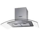 Devanti 90cm Rangehood 900mm Range Hood Kitchen Glass Canopy Stainless Steel NEW