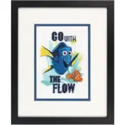 Dimensions Counted Cross Stitch Kit - Disney Go with the Flow Finding Dory
