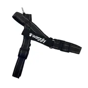 Waggly Dog Harness Black (Medium)
