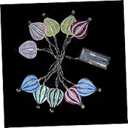 Alipis Unique Hot Air Balloon String Lights Battery Operated LED Decor for Indoor Outdoor Use for Bedroom Patio Garden Party Easy Installation Warm Glow