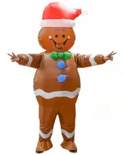 Inflatable Gingerbread Man Costume