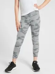 Athleta Girl Printed Chit Chat Capri Medium M 8-10 NWT Leggings