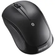 Buffalo Bluetooth IR LED 3-Button Mouse Black Compatible with