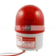A● LTE-2071 Red Flashing Light Industrial Signal Tower Warning Lamp DC