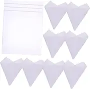SWOOMEY 12pcs White Burp Cloths Soft Cotton Towel for Children Infants Insulation Pad Practical Sweat Towel Baby Present