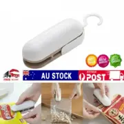 Chip Bag Resealer Portable Mini Package Air Tight Re Sealer Snack Seal Heat V$