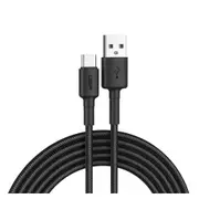 USP Phone Cable BoostUp Braided USB-C to USB-A Cable 3A Fast & Safe Charge - 1m
