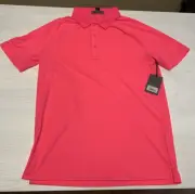 G/ForeG4 Essentials Knock Out Pink Mens Medium Golf Polo Shirt New Nwt