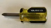 NEW NWT VTG MARKED 49642 3.25” STUBBY PHILIPS SCREWDRIVER USA TOOL W/ TAG