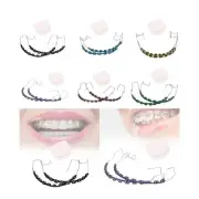 Temporary Tooth Decoration with Metal Wires Supplies Practice Fashion Brace
