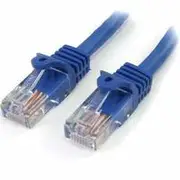 StarTech 2m Cat5e Snagless RJ45 UTP Patch Cable (M/M), Blue - 45PAT2MBL