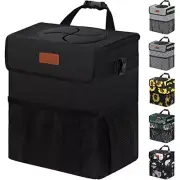 2.2 Gallons Car Trash Bag Bin Hanging Waterproof Leak Proof Vehicle Trash Can