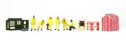 Roadside Technicians - OO painted figures - Bachmann 36-410