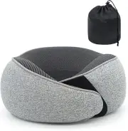 Neck Pillow Travel Head Rest, Memory Foam Comfortable & Breathable Soft U Shaped