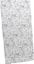 QUMIIRITY Elegant Pear Flower Pattern Sheer Window Curtain Premium Cloth Art Drapes for Home Decor Light Filtering for Living Bedroom