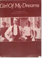 BRAM TCHAIKOVSKY "GIRL OF MY DREAMS" SHEET MUSIC-PIANO/VOCAL/CHORDS-1979-NEW!!