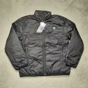 Huk Waypoint Jacket Mens Medium Black Primaloft Insulated Full Zip Up Packable