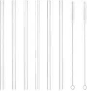 6pcs Replacement Straws for Iron Flask Thermo Flask, Straws with 2 Cleaning Brushes Compatible with IRON °FLASK, Thermo flask, Hydro Flask Wide Mouth Bottle Straw Lid
