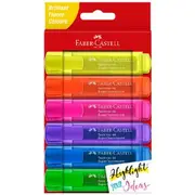 Faber-Castell Textliner Ice Highlighters Assorted 6 Pack