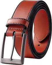KM Legend mens Genuine Leather Dress Belt - Classic for Work Business and CasualBelt