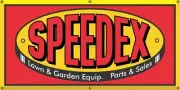 SPEEDEX LAWN GARDEN TRACTOR EQUIPMENT DEALER SALES OLD SCHOOL SIGN REMAKE BANNER