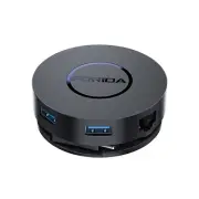 Mini USB C Docking Station Dual HDMI Monitor FORIDA Type C Hub Dual 4K HDMI U...