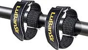 LuBanSir Shovel Mount for Roof Rack, 12 Inches Adjustable Hook and Loop Mount Holder Straps for Cars Trucks Tractors Trailers (4 Pack)