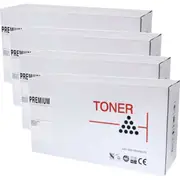 Whitebox 4 Pack Compatible Brother TN2350 Toner Ink Cartridge Black TN-2350