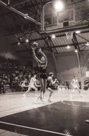 Princeton Geoff Petrie in action vs Dartmouth, Hanover, NH 2/6/197 - Old Photo