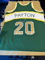 Autographed Seattle SuperSonics Gary Payton Authentic Mitchell & Ness Size Large