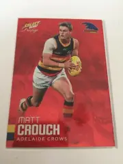 2020 Select Prestige AFL Red Parallel MATT CROUCH # 008 / 170 LOW ADELAIDE