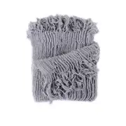 NNEDSZ Dylan Grey Knitted Throw Rug