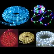 LED Ropelight 9m Flash Connectable available in 5 Colors