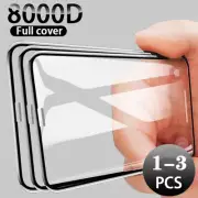 Screen Protector For iPhone 16 15 Pro Max 14 13 12 11 7 Full Tempered Glass Film