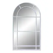 [Florabelle Living] Milo Medium Iron Arched Mirror White