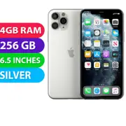 Apple iPhone 11 PRO MAX (256GB, Silver) Australian Stock - Refurbished (Excellent)