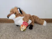 Rare New When Tags FOLKMANIS "RED FOX" HAND PUPPET, NEW W/ TAG, 20"