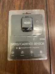 Xoss Speed Cadence Sensor Bluetooth & ANT+ Magnet-less Cycling IP67, Black