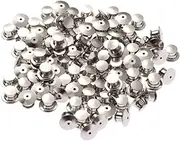 VILLFUL 100pcs Metal Nails Flat Head Stainless Steel Rivets for Leather Caps Coats Decorations Diy Projects