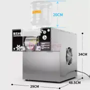 60kg/H Korean Snowflake Machine Ice Shaver Commercial Snow Cone Shaving Maker