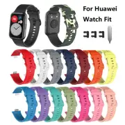 Silicone Watch Strap for Huawei Watch Fit Band Rubber Bracelet w Tool Connectors